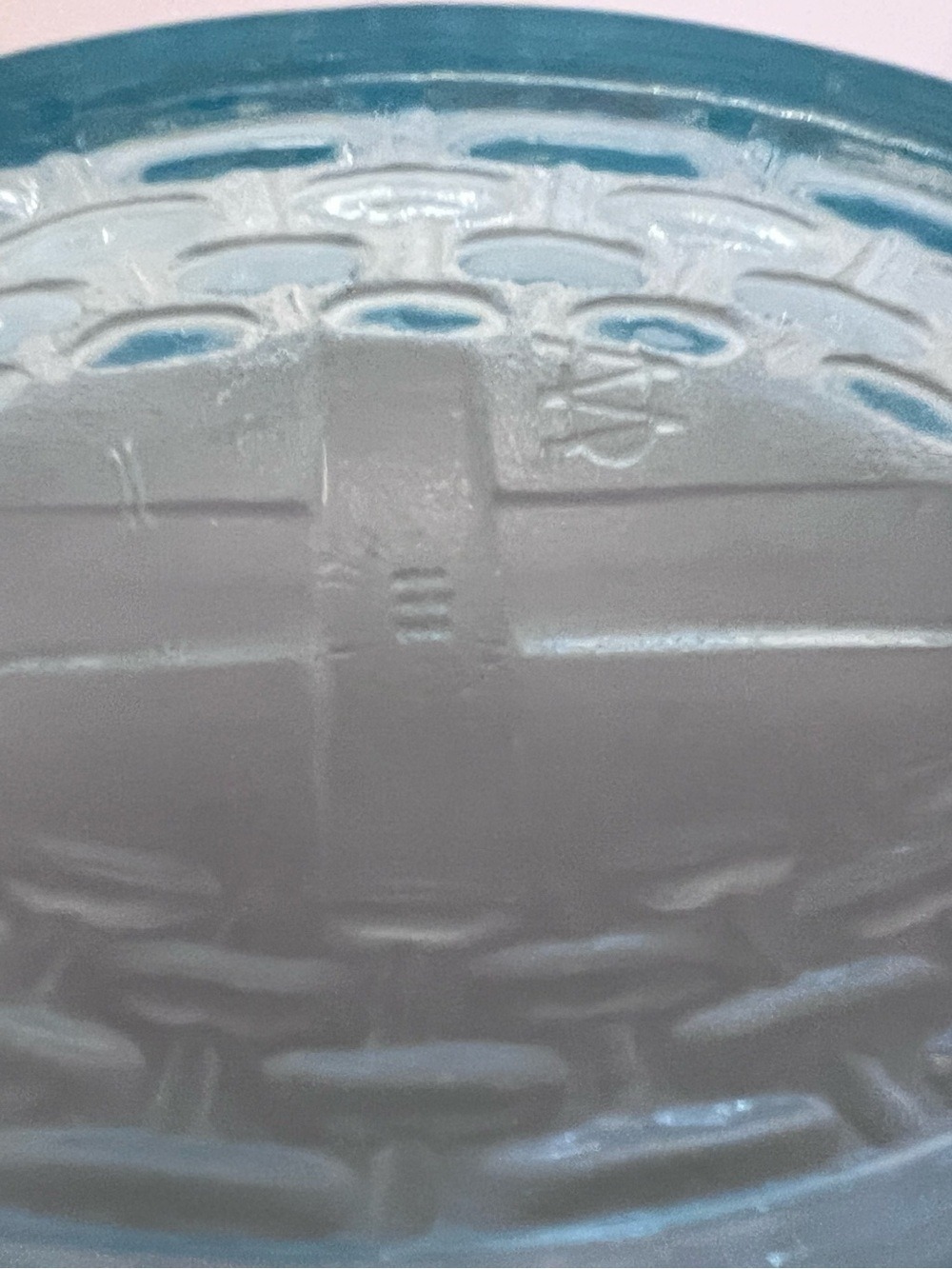 Vintage Westmoreland Hen On Nest Covered Glass Dish Cornflower Light Blue - Picture 10 of 12
